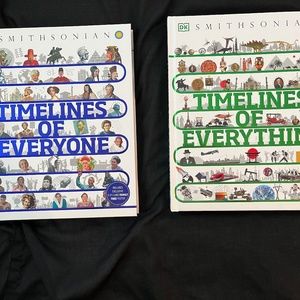 Two Gift Quality Smithsonian History Books: Timelines of Everyone and Everything